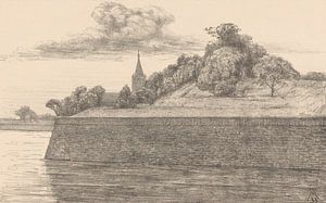 Simon Moulijn, Ansicht der Promers-Bastei, 1933