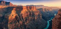 Coucher de soleil à Toroweap, Grand Canyon N.P North Rim