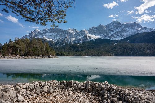 Eibsee in de winter