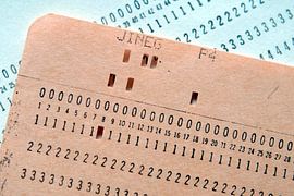 Punch card by Richard Wareham