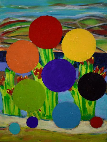 Le point bleu 3 par Henk Steins
