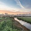 Mistige herfstochtend Oudorper polder van jaapFoto