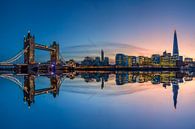 Tower Bridge in London von Dieter Meyrl Miniaturansicht