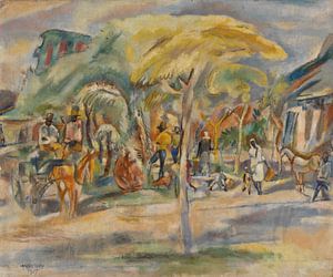 Jules Pascin, Südliche Landschaft, 1917