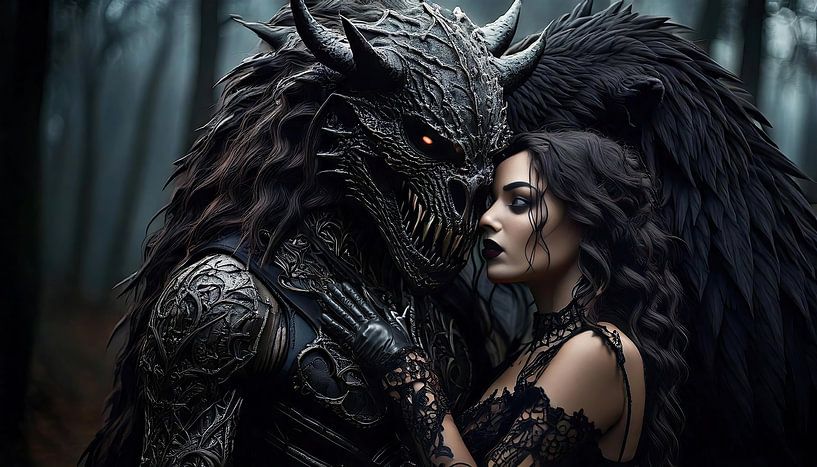 The Beauty and the Beast Gothic by Dieter Stahl