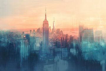 Licht van Manhattan van Thea