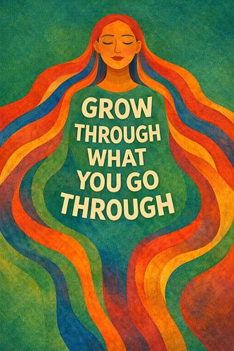 Groei door wat je meemaakt – Inspirerende wanddecoratie