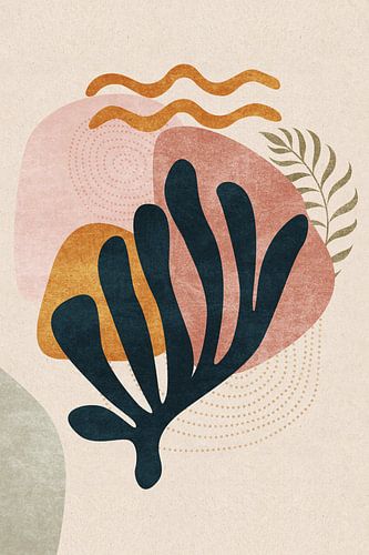 Abstract mediterraan koraal