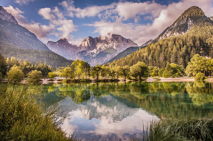 Lake at Kranshka Gora, Slovenia by Claudia van Vulpen Lenssen