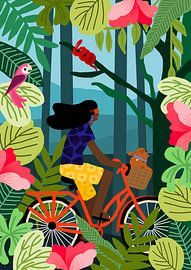 Jungle Biking by Rafaela Mascaro