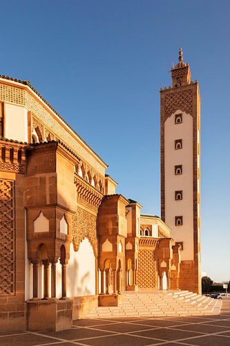Hassan II Mosque at sunset, Agadir, Morocco,