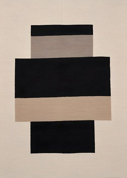 TW living - JAPANDI HANNA - abstract black SIX par TW living
