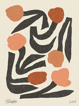 Moderne Blume 03 von NKTN