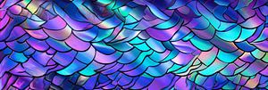 Motifs d'argile holographique violet et bleu