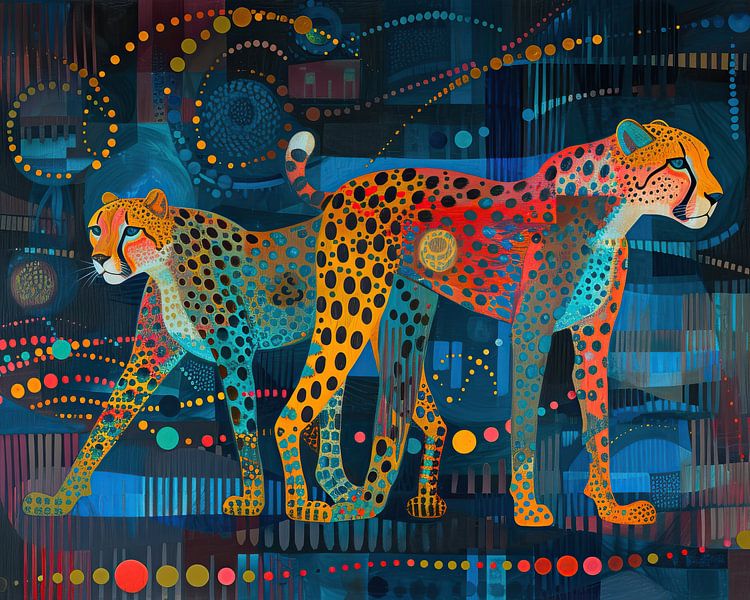 Neon Predator Poise von Kunst Laune