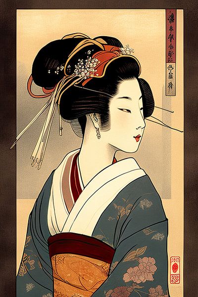 Zauberhafte Geisha, Harmonie der Schönheit von Peter Balan
