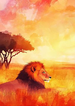 Lion "The mane of victory: Lion in its full splendour"