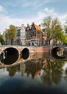 Amsterdam Keizersgracht mit Leidsegracht von Lorena Cirstea