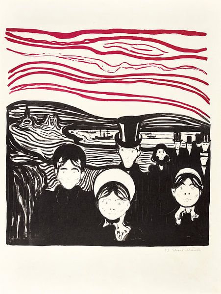 Edvard Munch, Angst von Atelier Liesjes