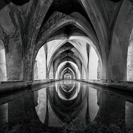 Badezimmer Real Alcazar, Sevilla von Rob van Esch