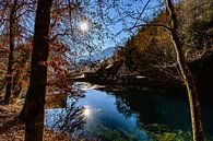 Baden-Württemberg : De Blautopf met historische hamermolen van Photoart-Naegele thumbnail