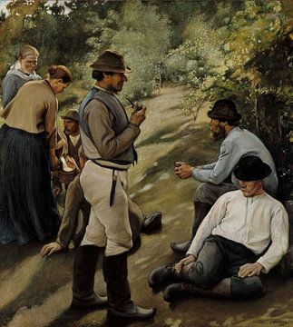 Heure de repos, 1905, Pekka Halonen