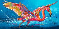 Le saut du flamant rose