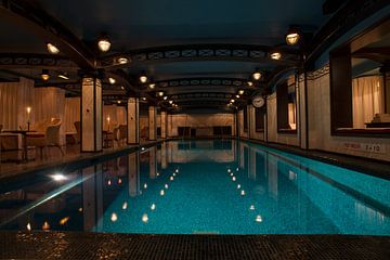 Zwembad, Hotel Costes, Parijs by Robert van Hall