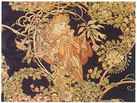 Femme à la Marguerite door Alphonse Mucha