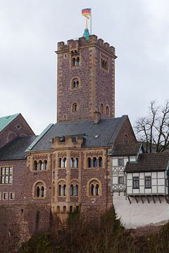 De Wartburg bij Eisenach in Thüringen (Duitsland) van t.ART