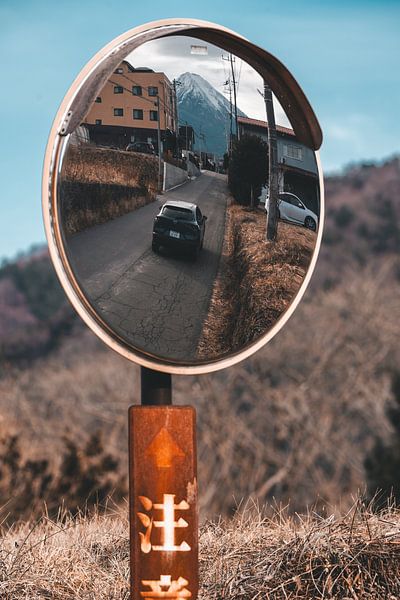 Fuji in the mirror by Studio Graber