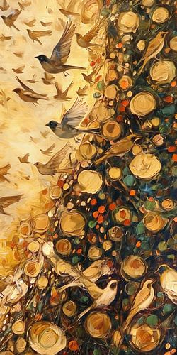 Flight in the Golden Twilight