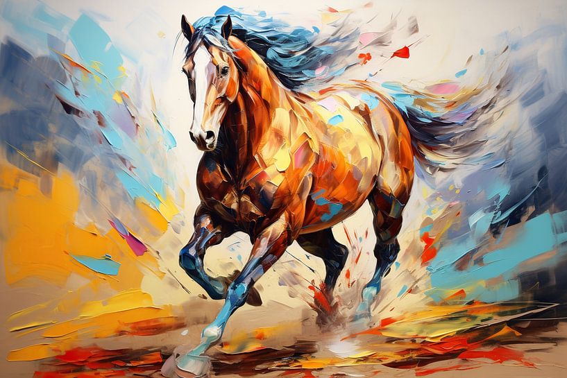Pferdemalerei von Wunderbare Kunst