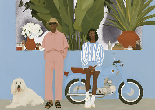 Island Pit Stop van Henriette Visscher