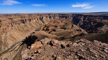 The Fish River Canyon in Namibia by Roland Brack