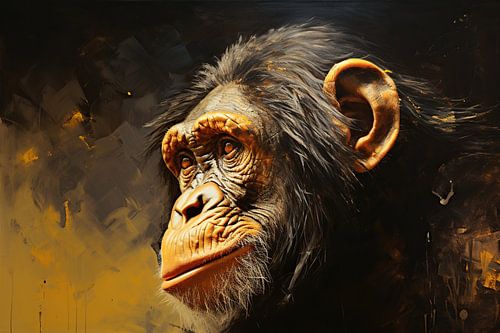 Goldenes Tierporträt