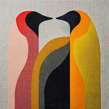 Penguins in abstraction by Lauri Creates