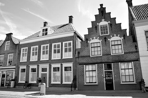 Vianen Utrecht Binnenstad Zwart Wit