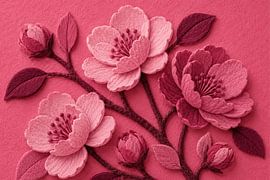 Pink blossom by Marieke van Rijsewijk