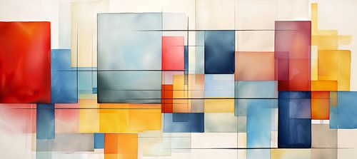 Aquarel Abstrakt 1599