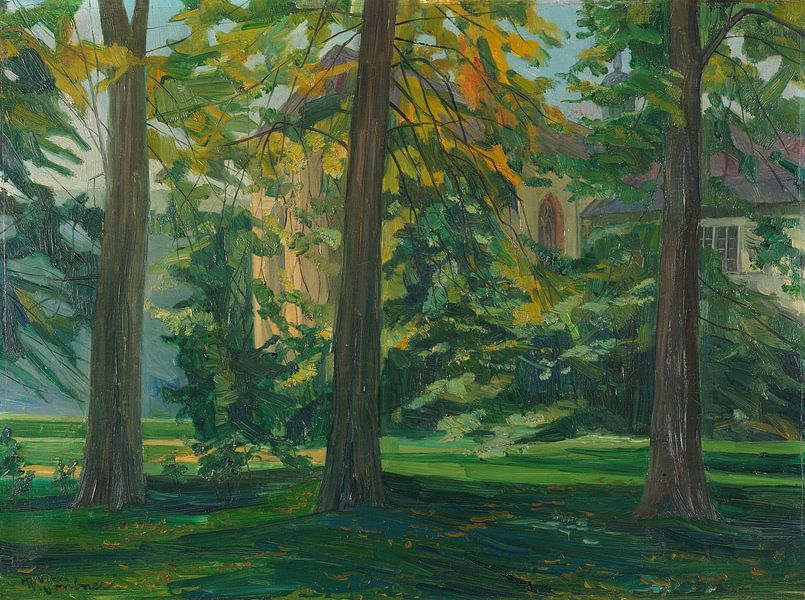 Abdij van Neuburg, Kapel met drie bomen II, Wilhelm Trübner van Meesterlijcke Meesters