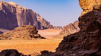 Felslandschaft in Wadi Rum, Jordanien
