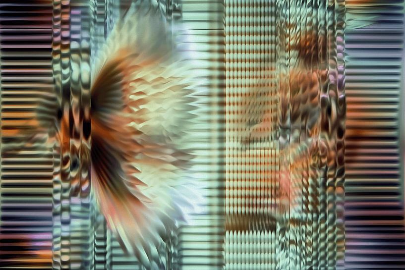 Abstract work organic 3D by Ton Kuijpers