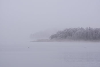 Le lac en hiver