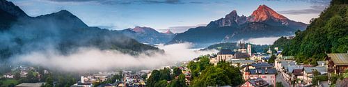 Berchtesgaden en Bavière avec vue sur les montagnes