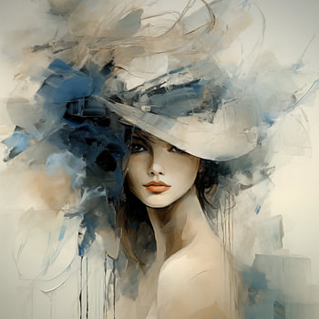 Dame au chapeau