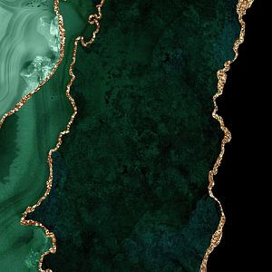 Smaragd & Goldachat Textur 04