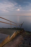 Steps in the water