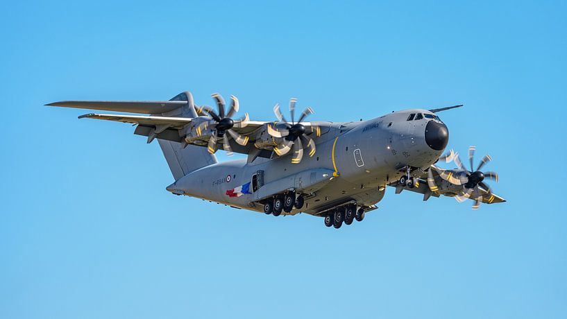 French Airbus A400M Tactical Display Team. by Jaap van den Berg