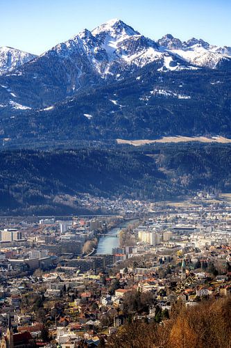 Vue sur la ville d'Innsbruck